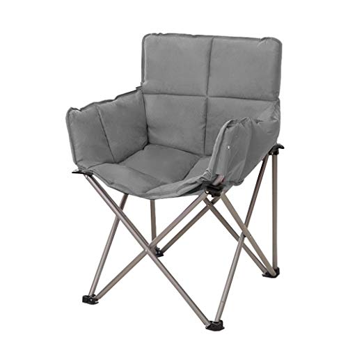 DANBOOL Stuhl Moon Chair-Klappstuhl Freizeit Outdoor Camping Stuhl Ohne Getränkehalter Stahlrahmen Klappbar Gepolstert Tragbar von DANBOOL