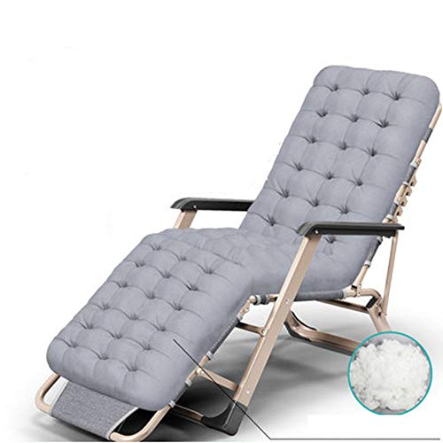 DANBOOL ÜBERGROßER, gepolsterter Zero-Gravity-Stuhl, Verstellbarer Patio-Lounge-Liegestuhl, klappbarer Campingstuhl für die Veranda im Freien von DANBOOL