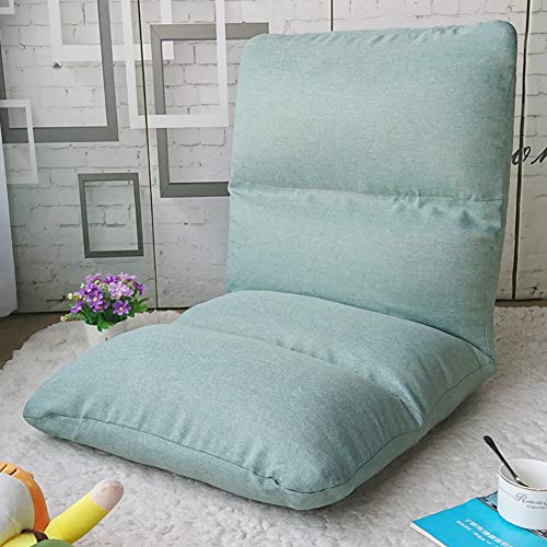 DANBOOL Zusammenklappbares Lazy Sofa, 5-Positionen-Gaming-Bodenstuhl aus Memory-Schaumstoff, verstellbar mit bequemer Rückenlehne, Gaming-Sofa-Stuhl-Liege-E von DANBOOL