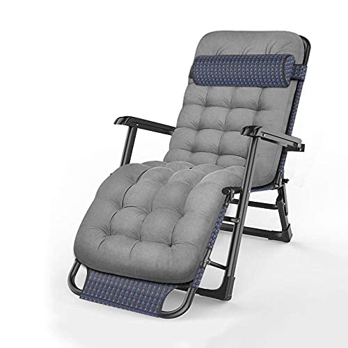 Zero-Gravity-Stuhl faltbar, klappbarer Gartenstuhl, Haushalts-Lazy-Lunch-Stuhl, Balkon-Sofa-Sessel, Lounge-Stuhl, Freizeit-Stuhl mit einfacher Rückenlehne – 10 kleine Überraschungen, komfortables von DANBOOL