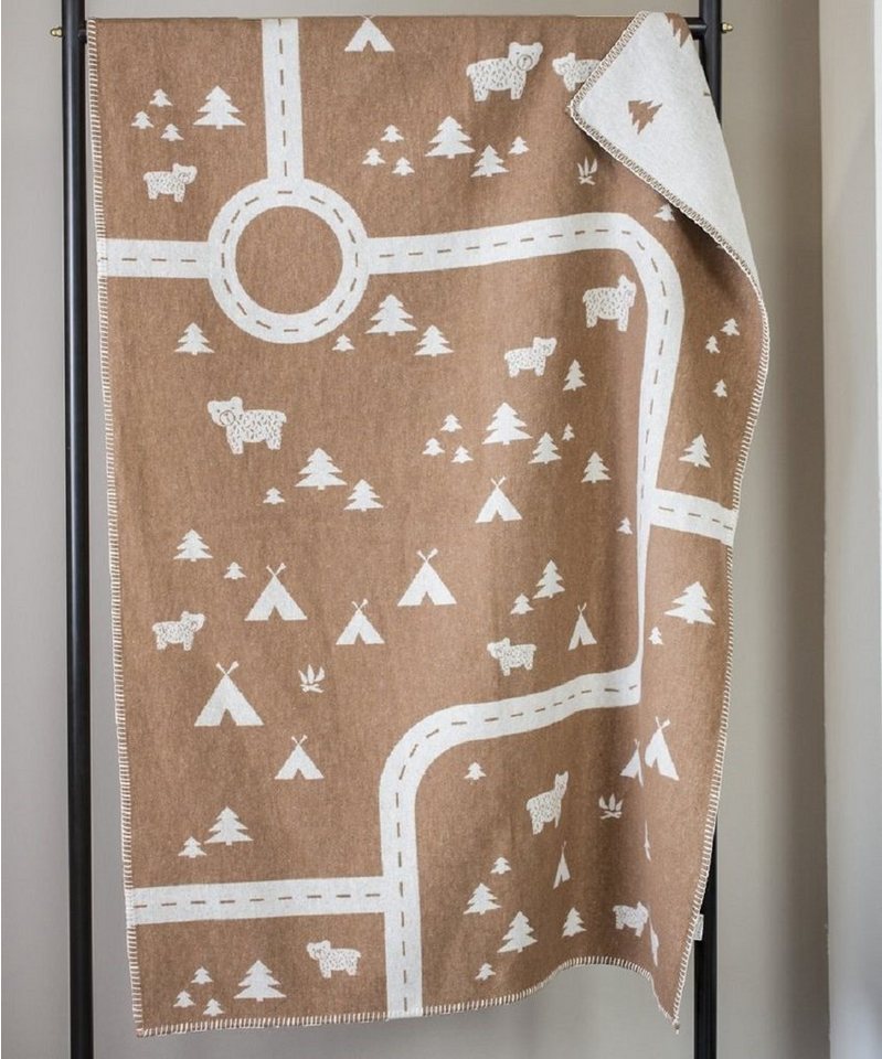 Babydecke Kinderdecke Lili 'Camping Straße' 100 x 140 cm Braun, DAVID FUSSENEGGER Babydecke Kinderdecke Lili 'Camping Straße' 100 x 140 cm Braun, DAVID FUSSENEGGER von DAVID FUSSENEGGER