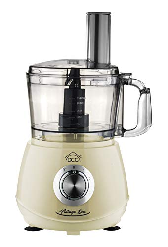 DCG KM6320C Küchenmaschine, Schüssel 2 Liter, multifunktional: Mixer, Zitruspresse, Zerkleinerer, Gemüseschneider mit Scheibenschneider, Julienne-/Stäbchenschneider, Emulgator DCG KM6320C Küchenmaschine, Schüssel 2 Liter, multifunktional: Mixer, Zitruspresse, Zerkleinerer, Gemüseschneider mit Scheibenschneider, Julienne-/Stäbchenschneider, Emulgator von DCG