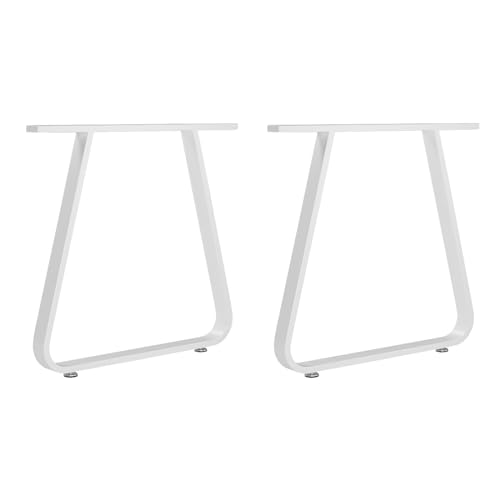 Verstellbare Tischbeine aus Metall im modernen, minimalistischen Stil, geeignet für Esstische, Bars, Schreibtischhalterungen, hohe Tragfähigkeit und einfache Installation (Farbe: Weiß, Größe von DCLINAD