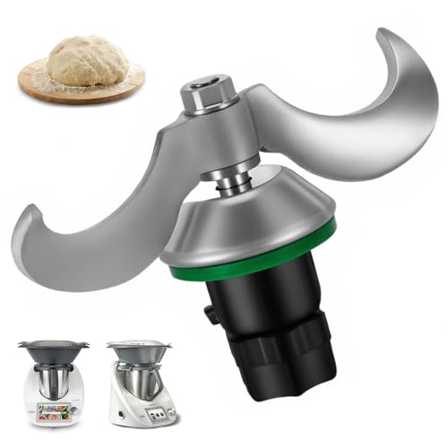 DEECOZY Teigmesser für Thermomix TM5 und TM6, Edelstahl Teigmischmesser, Ersatzmesser Mixmesser mit Dichtring, Küchenmaschine Mixmesser, Thermomix Zubehör, Schnelles Mischen und Reinigung (2 klingen) DEECOZY Teigmesser für Thermomix TM5 und TM6, Edelstahl Teigmischmesser, Ersatzmesser Mixmesser mit Dichtring, Küchenmaschine Mixmesser, Thermomix Zubehör, Schnelles Mischen und Reinigung (2 klingen) von DEECOZY
