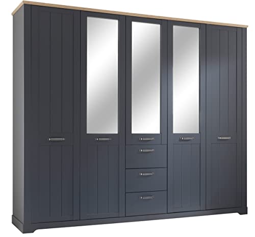 DEINE TANTE EMMA 58-668-T3 ELASTIR Graphit Grau/Artisan Eiche Nb. Kleiderschrank Schlafzimmer Drehtüren Stauraum ca. 270 x 225 x 62 cm DEINE TANTE EMMA 58-668-T3 ELASTIR Graphit Grau/Artisan Eiche Nb. Kleiderschrank Schlafzimmer Drehtüren Stauraum ca. 270 x 225 x 62 cm von DEINE TANTE EMMA