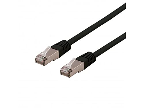 DELTACO SFTP-62SH Netzwerkkabel 2m Cat6 S/FTP (S-STP) schwarz - Netzwerkkabel (2m, Cat6, S/FTP (S-STP), RJ-45, RJ-45, schwarz) von DELTACO