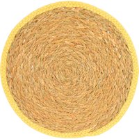 Tischset NATURAL ROUND ca.38cm, gelb von DEPOT