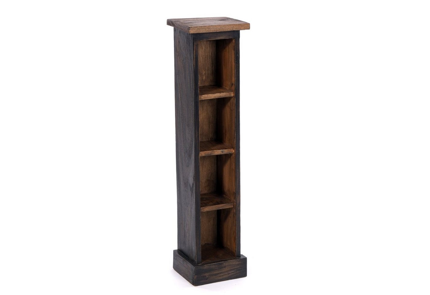 DESIGN DELIGHTS CD-Regal HOLZ CD REGAL "CD TOWER", 76cm(H), Holzregal, CD Rack mit 4 Fächern von DESIGN DELIGHTS