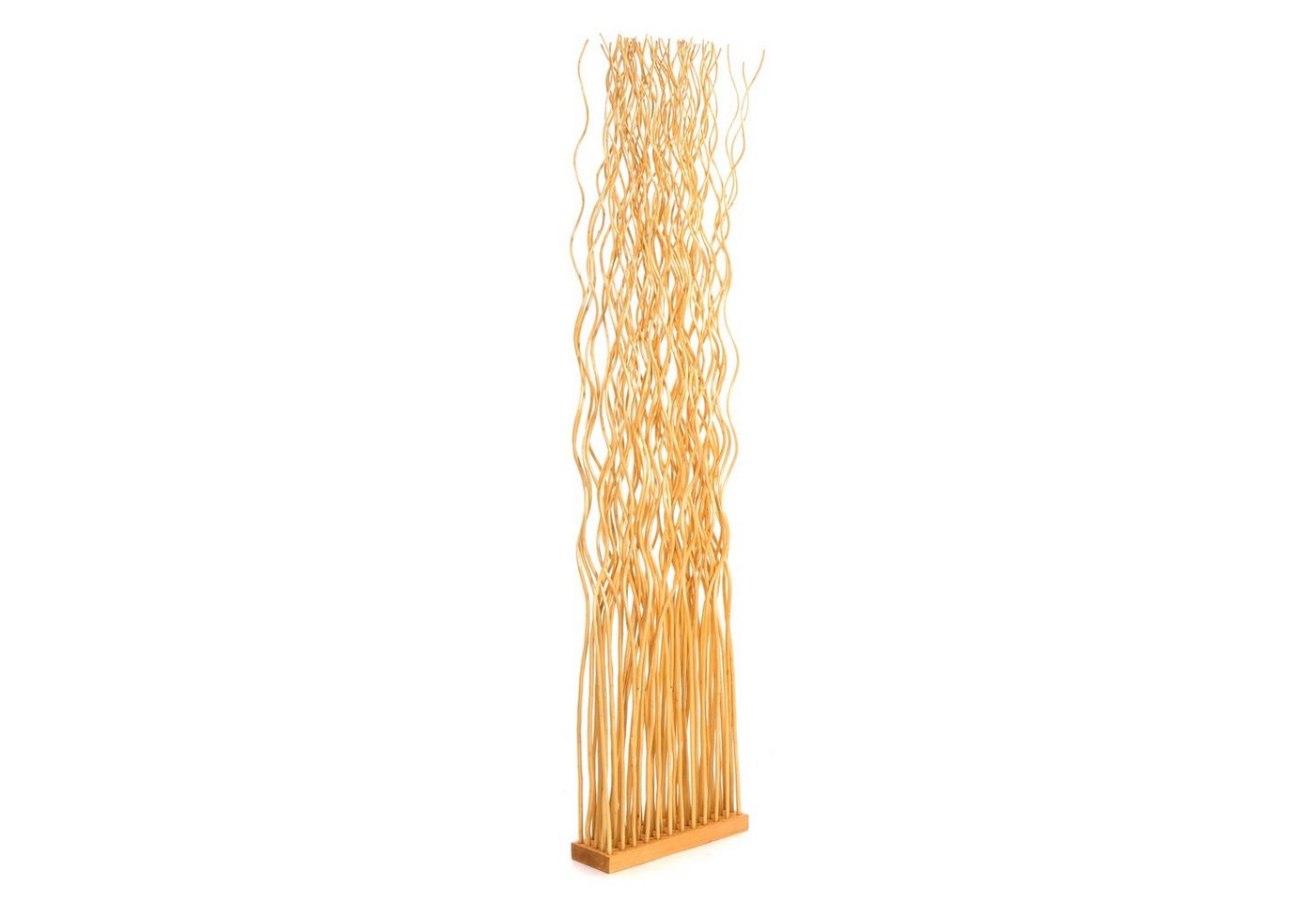 DESIGN DELIGHTS Paravent RAUMTEILER "WAVE", Weidenholz, 170x40cm (HxB), Paravent, Trennwand von DESIGN DELIGHTS