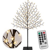 Kirschblütenbaum led mit Fernbedienung Timer Dimmer Innen Außen Künstlich Groß Deko Weihnachten Weihnachtsdeko Leuchtbaum Lichterbaum M1: 220cm - 220 von monzana