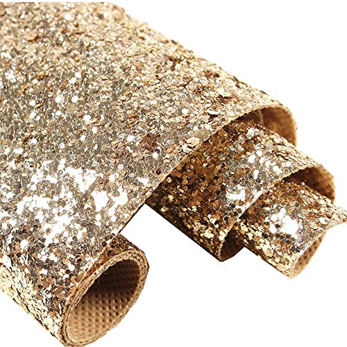 DHHOUSE Gold Glitzer Tapete, Pailletten Glitzer Selbstklebend tapete von DHHOUSE