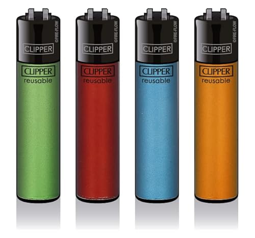 Clipper Classic Large Original Feuerzeug Feuerzeuge New Sommer Summer 2022 Inkl. Gratis Dhobia Clipper (Crystal #8) von DHOBIA