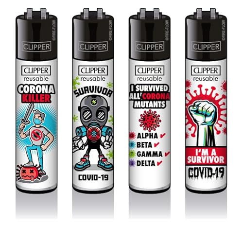 Clipper Classic Large Original Feuerzeug Feuerzeuge New Sommer Summer 2022 Inkl. Gratis Dhobia Clipper (Slogan #42) von DHOBIA