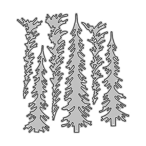 Weihnachtsbaum-Metall-Stanzformen, Baum-Stanzschablone, Prägeschablone für Karten, Scrapbooking, Stanzen, Papierbasteln, Schnitte von DHliIQQ