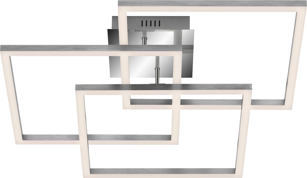 Di-Ka LED Deckenleuchte WIFI CCT LED mit Fernbedienung chrom - alu von DI-KA