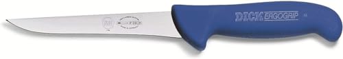 F. DICK Ausbeinmesser, ErgoGrip (Messer mit Klinge 10cm, X55CrMo14 Stahl, nichtrostend, 56° HRC) 82368101, Blau von F. DICK