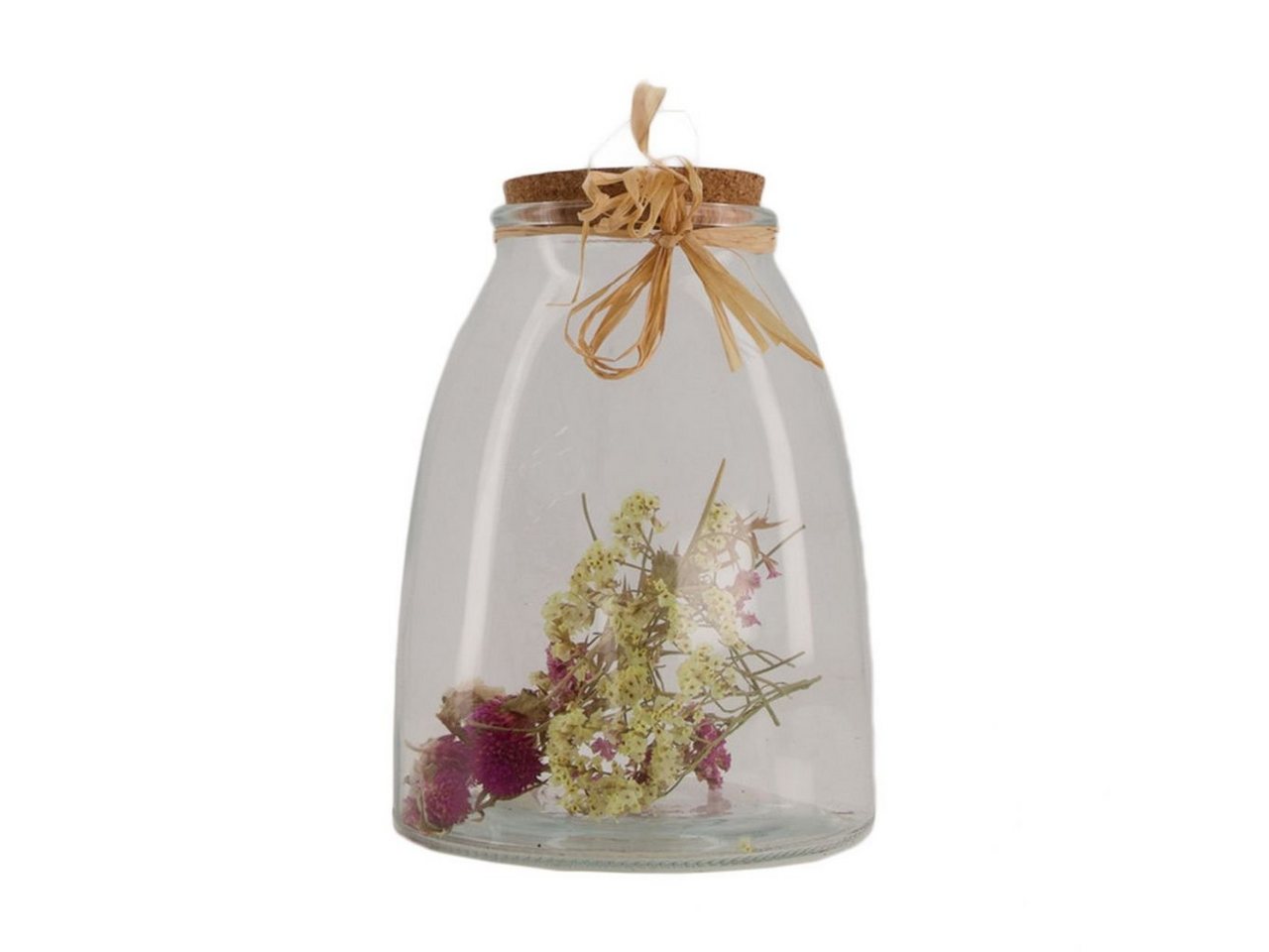 DIJK Dekofigur Dijk Flasche mit Blumen 13 x 13 x 15 cm von DIJK