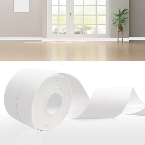 DIKARIYA PVC Weichsockelleiste Selbstklebend Weiß, 18M Sockelleiste Selbstklebende PVC Weichsockelleiste Flexibel Fussleisten 30x30mm Flexible Knickleiste für Küche Bad Badezimmer DIKARIYA PVC Weichsockelleiste Selbstklebend Weiß, 18M Sockelleiste Selbstklebende PVC Weichsockelleiste Flexibel Fussleisten 30x30mm Flexible Knickleiste für Küche Bad Badezimmer von DIKARIYA