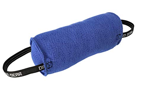 Dingo Gear Beißwurst,Berta'' mit 2 Griff #14cm Länge 30 cm aus französischem Material (Nylcott) für Hundetraining IGP IPO Obedience Schutzhund Hundesport Blau S00097 von DINGO GEAR WWW.DINGOGEAR.COM 1977