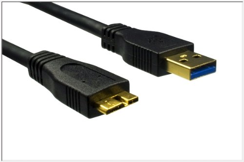 USB 3.0 Kabel A Stecker auf Micro B Stecker, 2m von DINIC