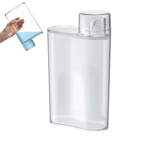 Aufbewahrungsbehälter für Waschpulver, Waschmittelspender - Waschmittelbehälter,Nachfüllbare Waschmittelflasche und Spender mit großem Fassungsvermögen für flüssiges Waschmittel Dispra von DISPRA