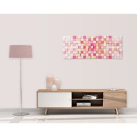 Rosa Wand-Kunst-Holz Für Rustikale Wand-Dekor in Rosa Schatten von DInteriorsShop