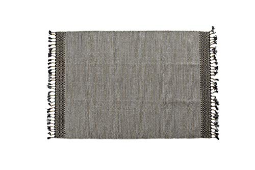 Dmora Dallas moderner Teppich, Kelim-Stil, 100% Baumwolle, beige, 230x160cm von Dmora