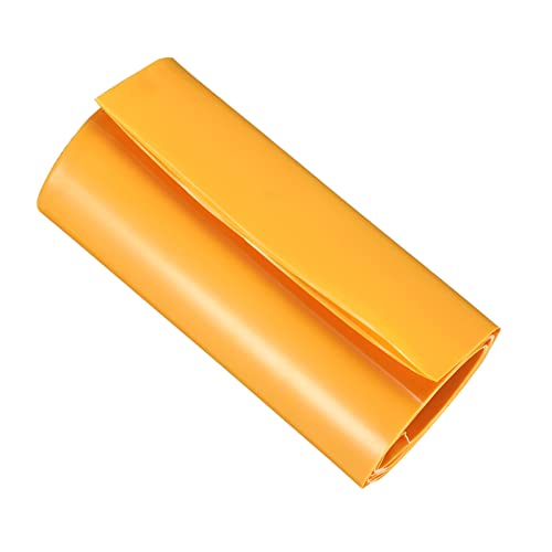 DMiotech 105mm Flach 1m Batterie Hülsen Rohr Plastik PVC Umschläge Wärme Schrumpfschlauch Schläuche für 18650 Batterie Pack Verpackung Gelb von DMiotech