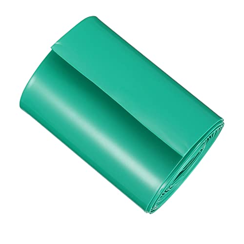 DMiotech 70mm Flach 5m Batterieschutzhüllen PVC Wraps Schrumpfschlauch Isolationsschutz für 18650 Batterie Stücke Grün von DMiotech