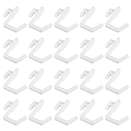 DOITOOL Werkstatthaken Regalhaken 20 Pack Pegboard Pegboard Hook Plastikhaken Peg Board- Haken Schwere Duty Garagenwandhaken Stecktafelhaken von DOITOOL