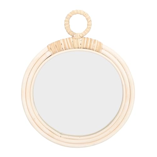 DOITOOL Rattan-Spiegel Gewebte Wand Badezimmerspiegel An Der Wand Spiegel Mit Rattanrahmen Schminkspiegel Vintage Kosmetikspiegel Wandspiegel Aus Makramee Makramee- Oval Zubehör Weide DOITOOL Rattan-Spiegel Gewebte Wand Badezimmerspiegel An Der Wand Spiegel Mit Rattanrahmen Schminkspiegel Vintage Kosmetikspiegel Wandspiegel Aus Makramee Makramee- Oval Zubehör Weide von DOITOOL