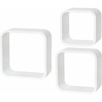 Dolle - Wandregal Cube, 3er-Set, bis 350 x 350 x 145 mm Wandregal von DOLLE
