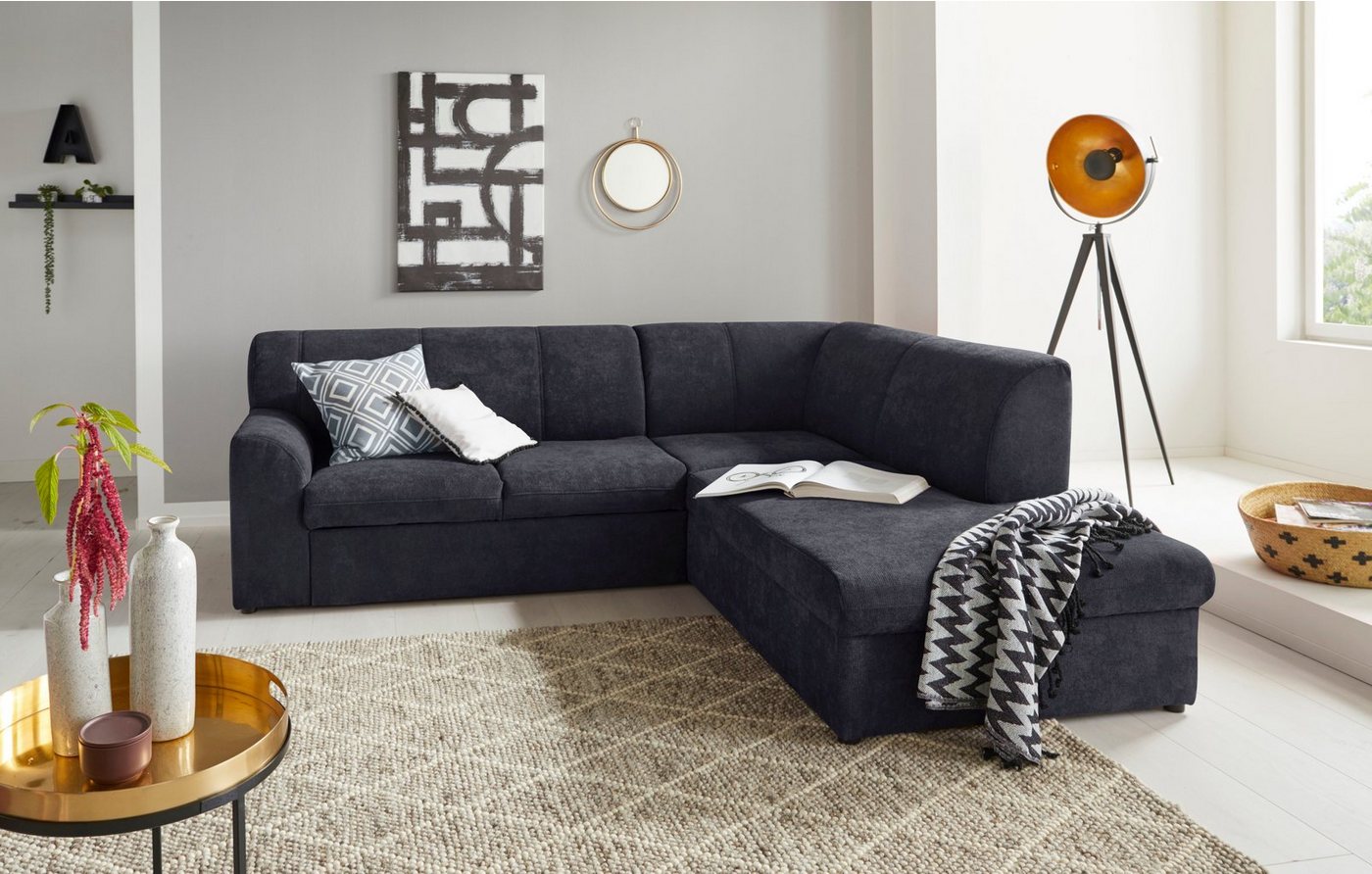 DOMO collection Ecksofa Topper L-Form, mit Ottomane, wahlweise mit Schlaffunktion von DOMO collection