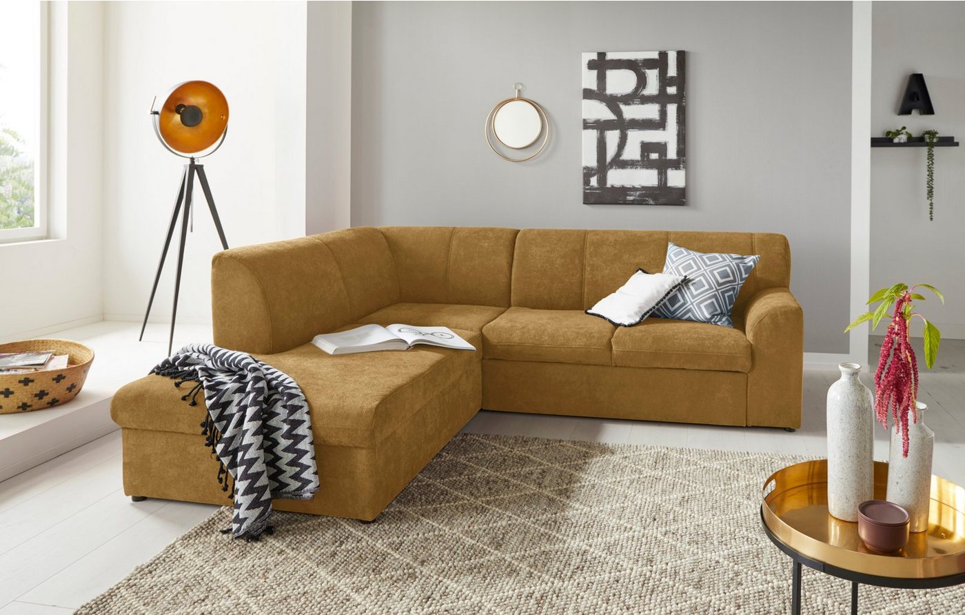 DOMO collection Ecksofa Topper L-Form, mit Ottomane, wahlweise mit Schlaffunktion von DOMO collection