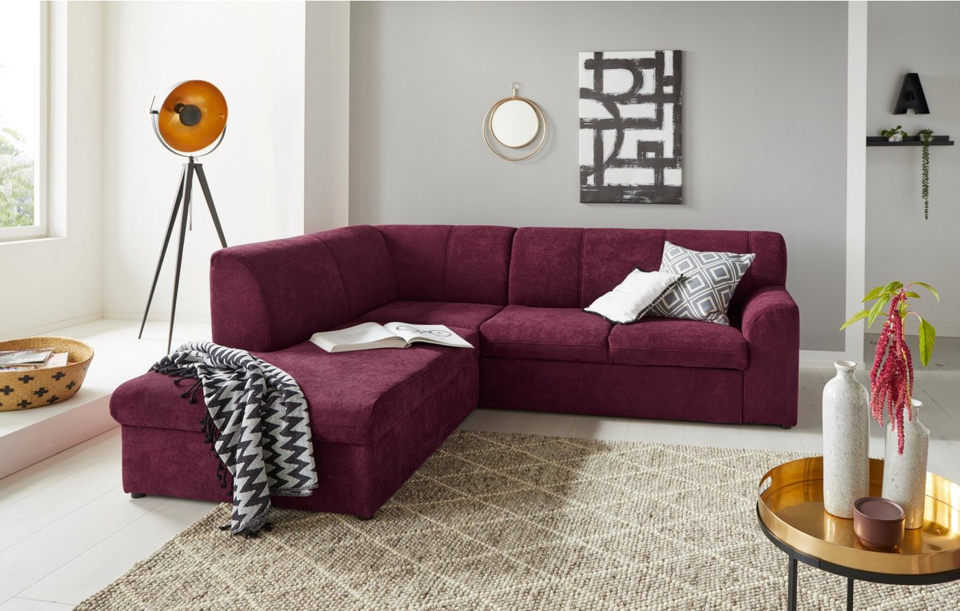 DOMO collection Ecksofa Topper L-Form, mit Ottomane, wahlweise mit Schlaffunktion von DOMO collection