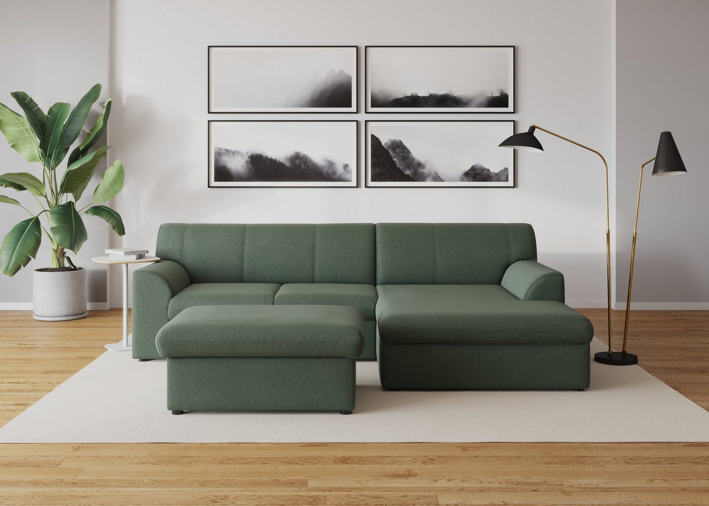 DOMO collection Ecksofa Topper L-Form, mit Recamiere, wahlweise mit Schlaffunktion von DOMO collection