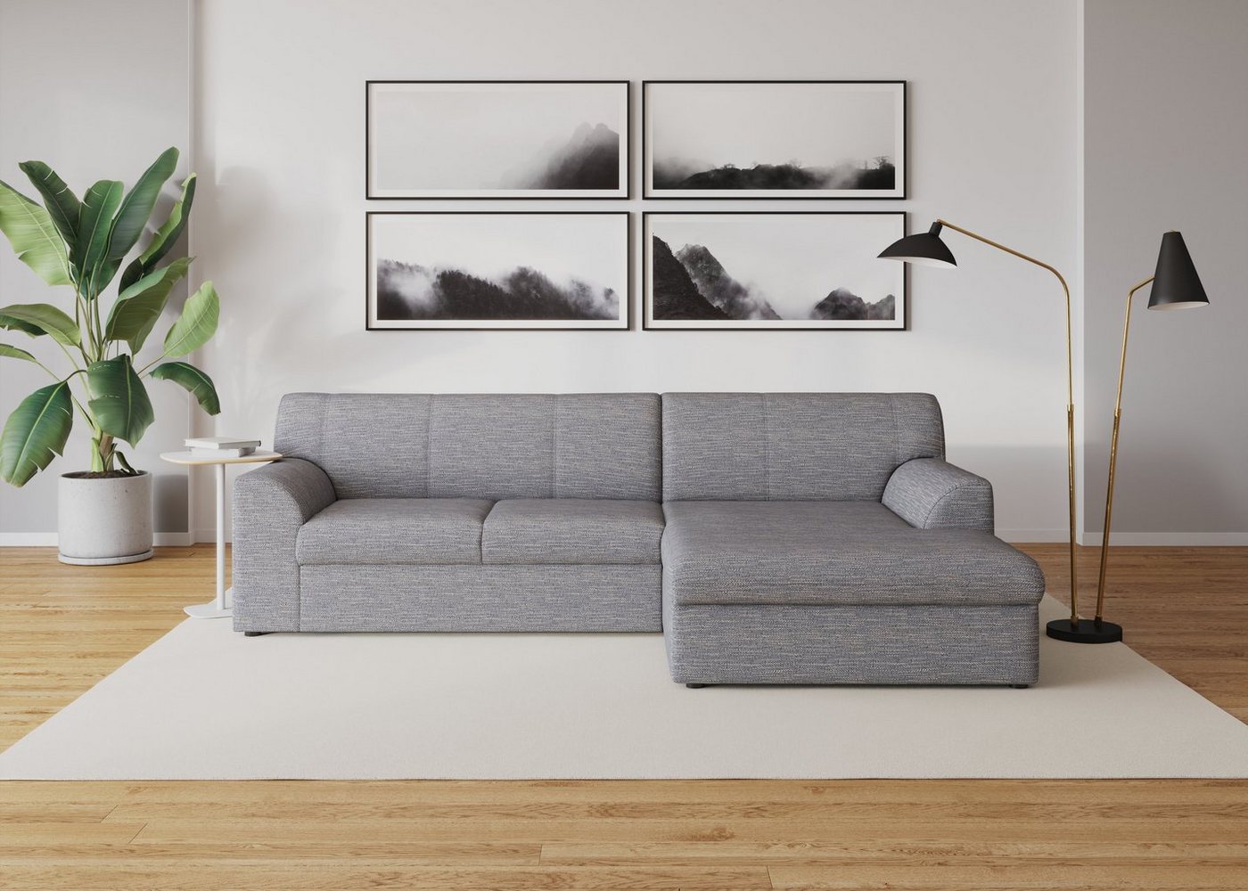 DOMO collection Ecksofa Topper L-Form, mit Recamiere, wahlweise mit Schlaffunktion von DOMO collection