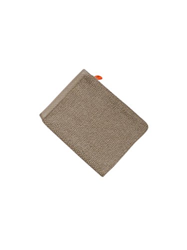 DONE Deluxe Waschhandschuh, Baumwolle, Taupe, 16 x 21 x 1 cm von DONE