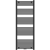 Design Badheizung gerade 160x50cm Anthrazit Röhrenheizkörper Horizontal Mittelanschluss Bad-Heizkörper - Doporro von DOPORRO