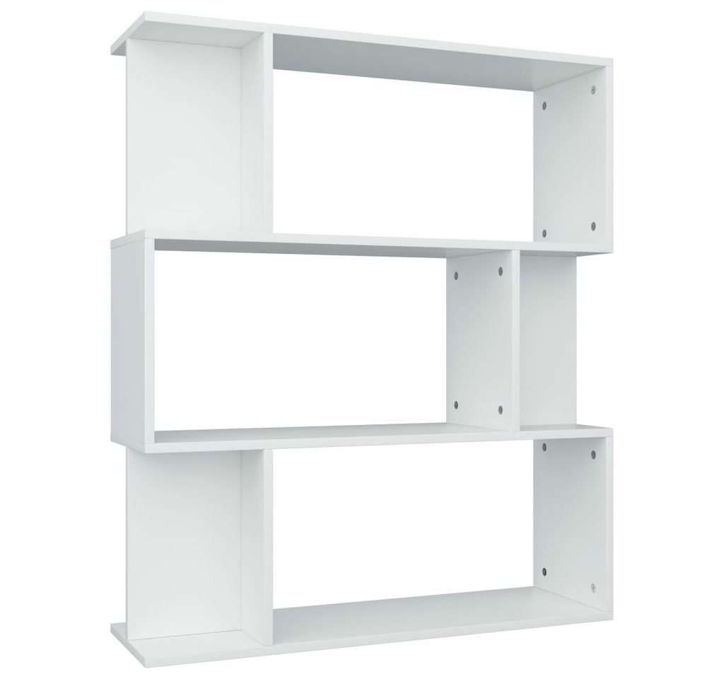 DOTMALL Bücherregal Bücherregal/Raumteiler Weiß 80x24x96 cm Holzwerkstoff von DOTMALL