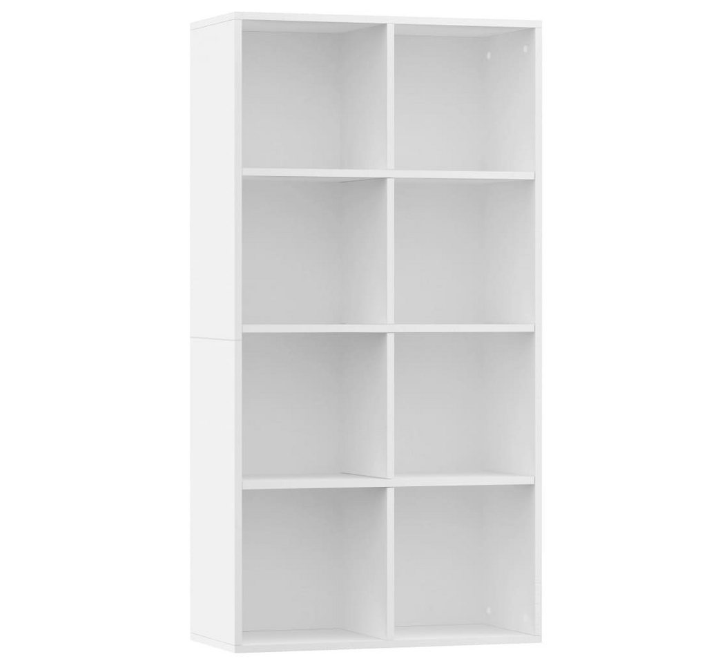 DOTMALL Bücherregal Bücherregal/Sideboard Weiß 66×30×130 cm Holzwerkstoff von DOTMALL