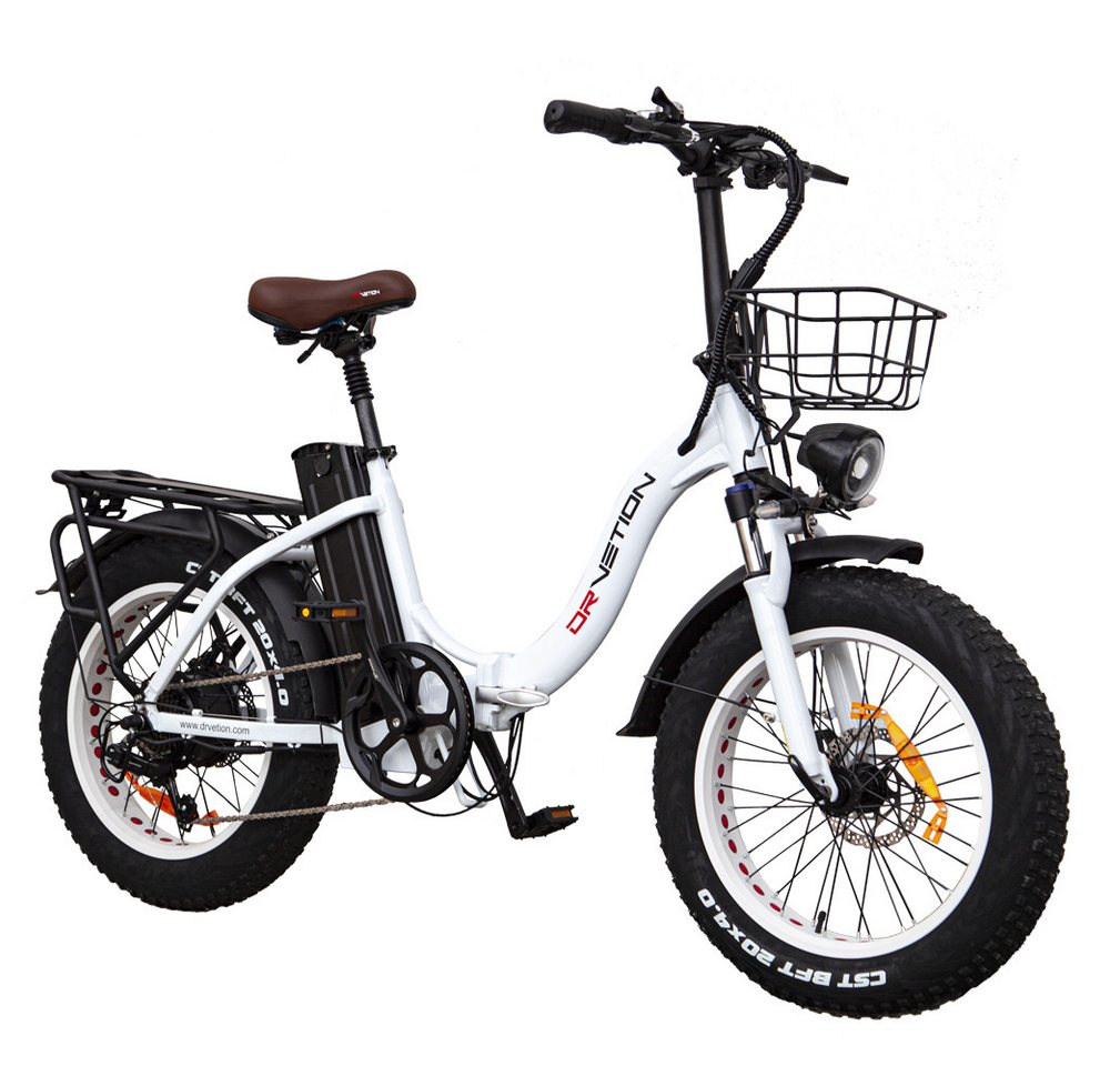 DOTMALL E-Bike DRVETION CT20 Klapprad mit 48V/17AH akku, Kettenschaltung, 250W motor von DOTMALL