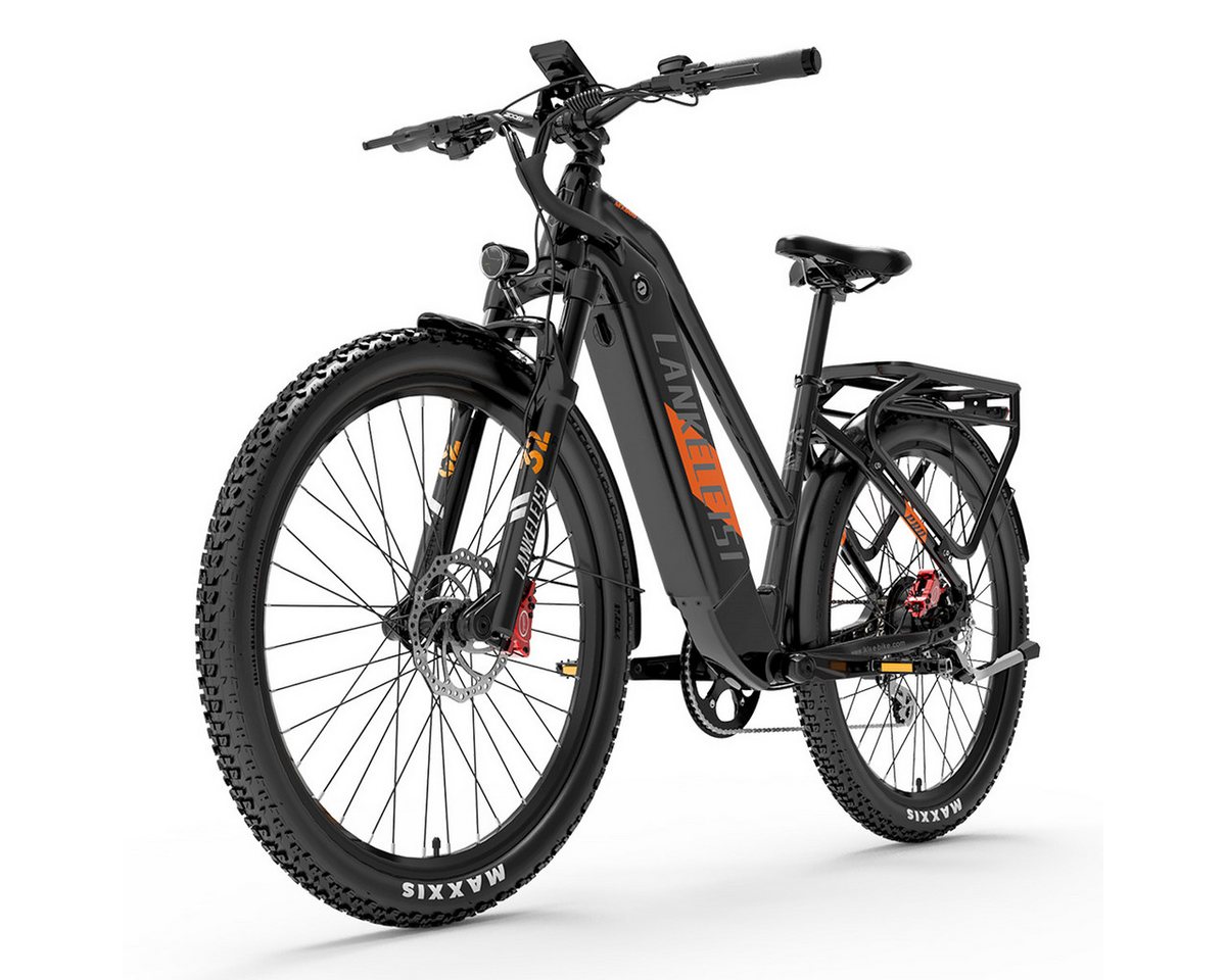 DOTMALL E-Bike LANKELEISI MX600 PRO 500W Bafang-Motor All Terrain MTB 48V 20Ah Akku von DOTMALL