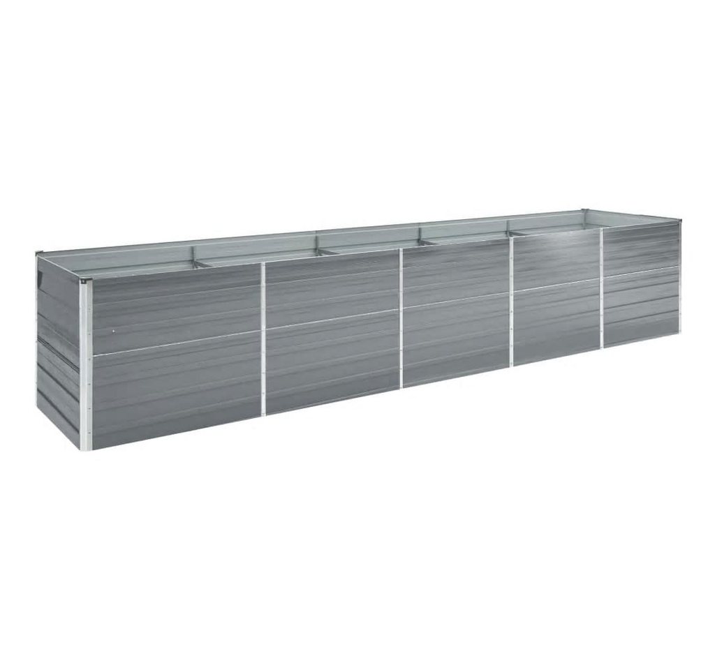 DOTMALL Hochbeet Garten-Hochbeet Verzinkter Stahl 400×80×77 cm Grau DOTMALL Hochbeet Garten-Hochbeet Verzinkter Stahl 400×80×77 cm Grau von DOTMALL