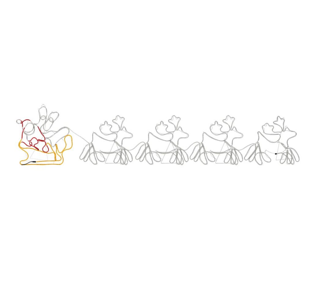 DOTMALL LED Dekoobjekt Weihnachtsbeleuchtung 4 XXL-Rentiere Schlitten 1548 LEDs 500x80 DOTMALL LED Dekoobjekt Weihnachtsbeleuchtung 4 XXL-Rentiere Schlitten 1548 LEDs 500x80 von DOTMALL