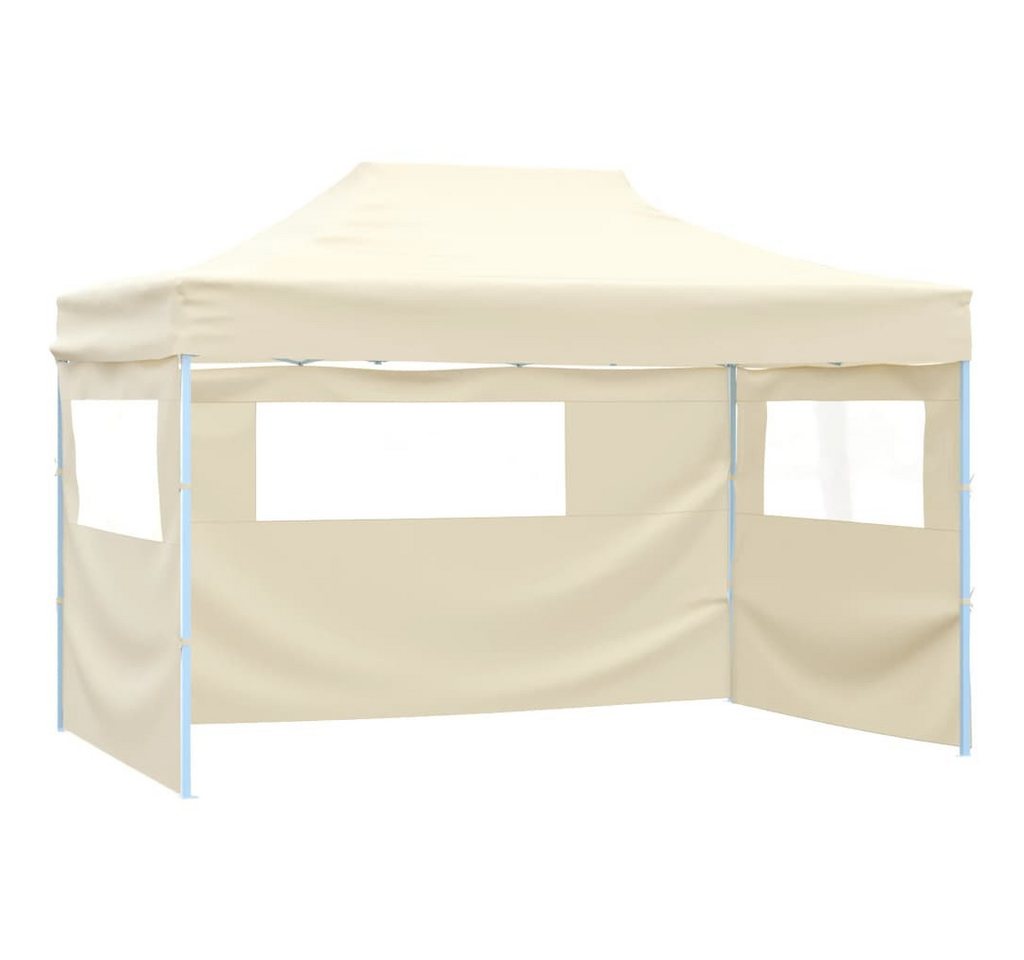 DOTMALL Partyzelt Profi-Partyzelt Faltbar mit 3 Seitenwänden 3×4m Stahl Creme DOTMALL Partyzelt Profi-Partyzelt Faltbar mit 3 Seitenwänden 3×4m Stahl Creme von DOTMALL