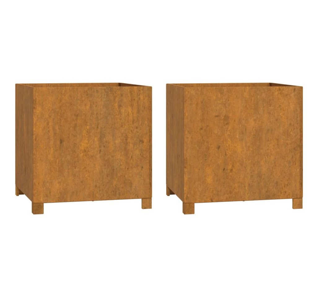 DOTMALL Pflanzkübel Blumenkübel mit Beinen 2 Stk. Rostig 49x47x50 cm Cortenstahl DOTMALL Pflanzkübel Blumenkübel mit Beinen 2 Stk. Rostig 49x47x50 cm Cortenstahl von DOTMALL