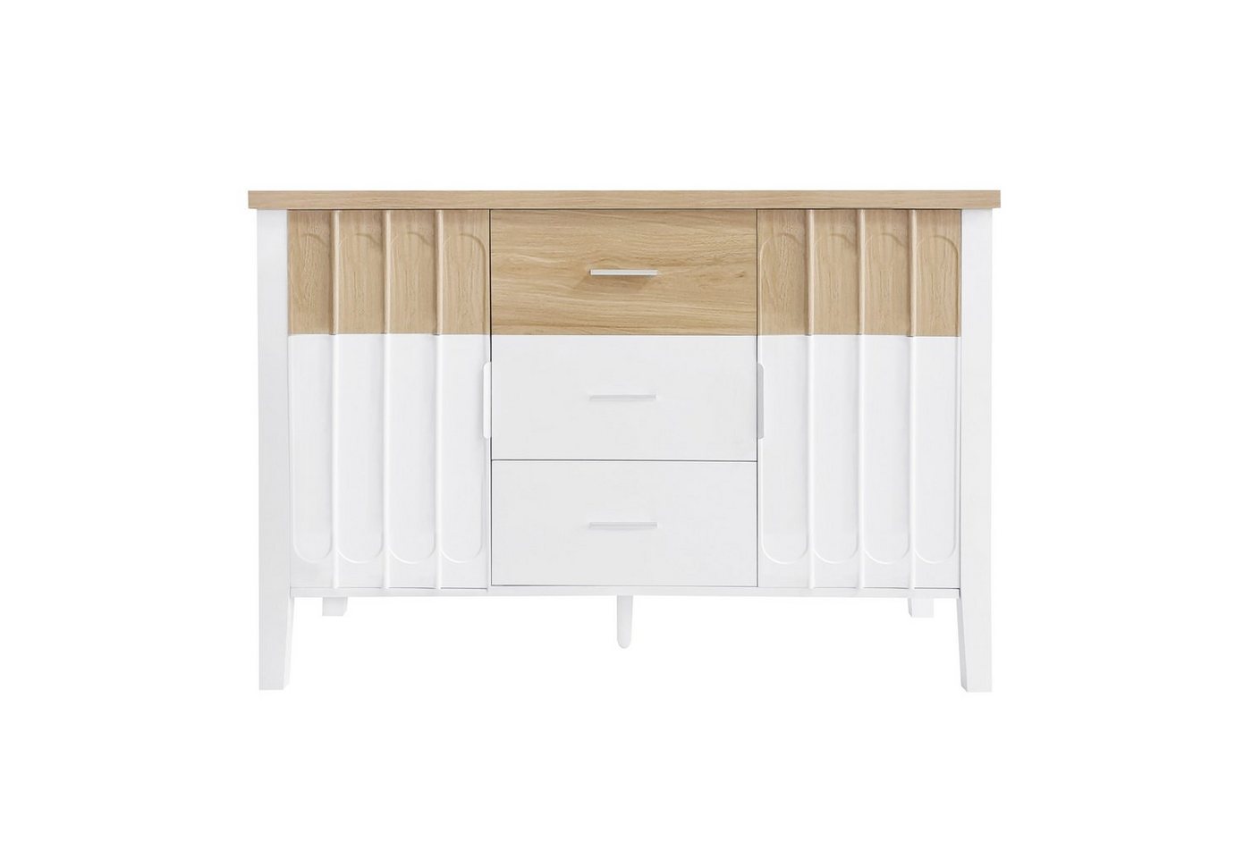 DOTMALL Sideboard Sideboard, Kommode mit Türen und Schubladen,120 x 40 x 80 cm von DOTMALL