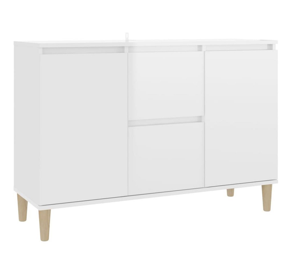 DOTMALL Sideboard Sideboard Hochglanz-Weiß 103,5x35x70 cm Holzwerkstoff von DOTMALL