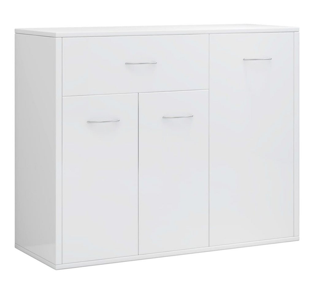 DOTMALL Sideboard Sideboard Hochglanz-Weiß 88x30x70 cm Holzwerkstoff von DOTMALL